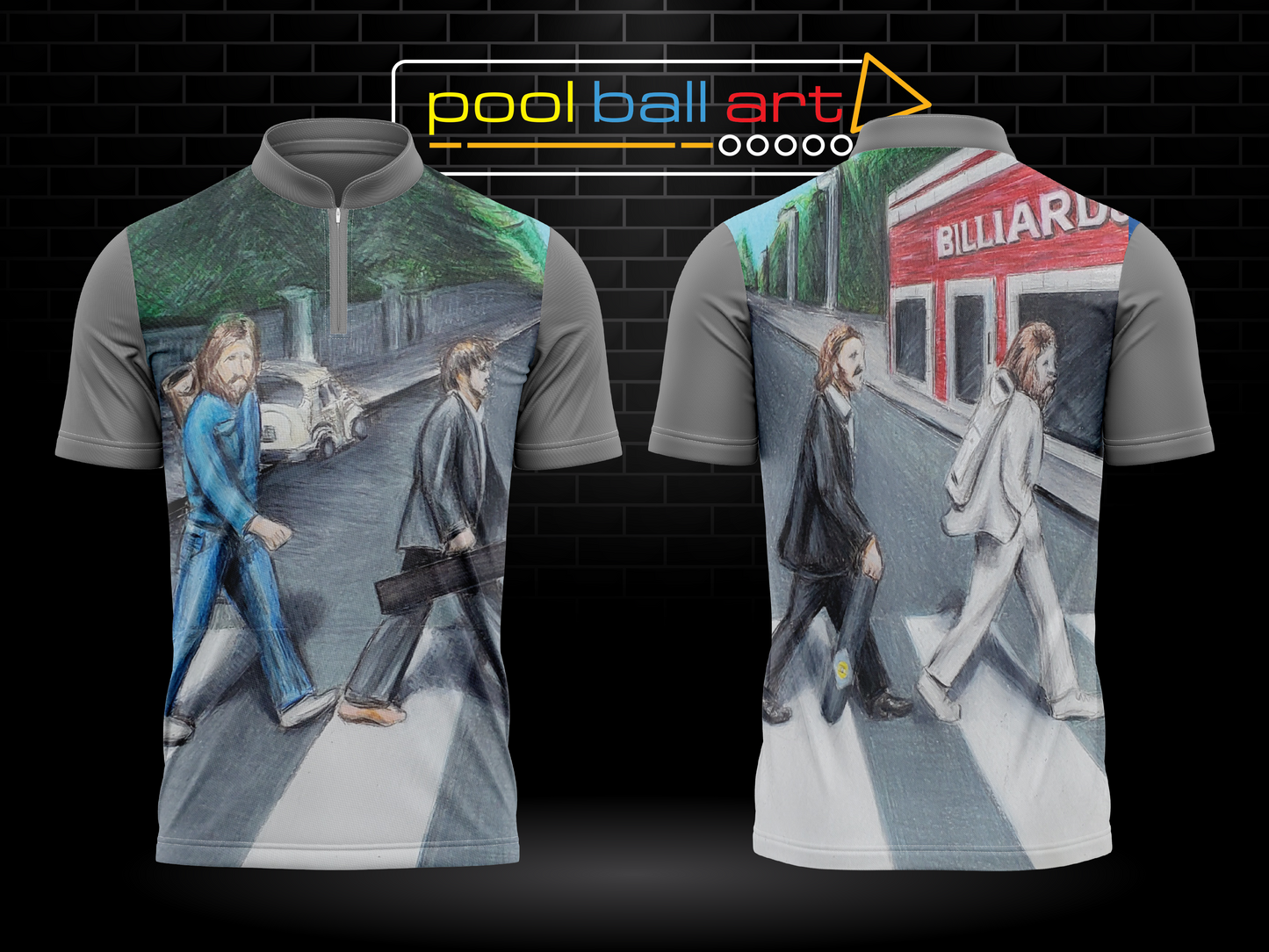 Pool Ball Art Jersey (Beatles inspired)