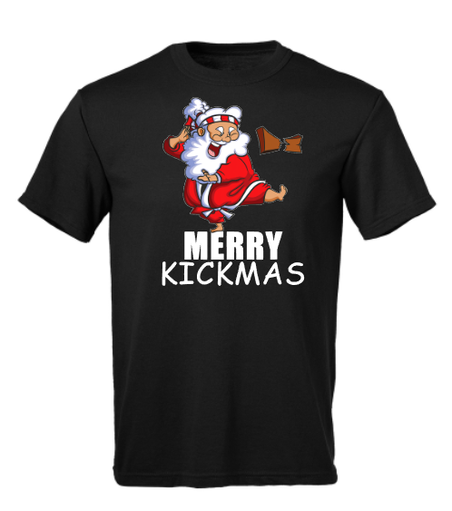 Merry Kickmas Santa